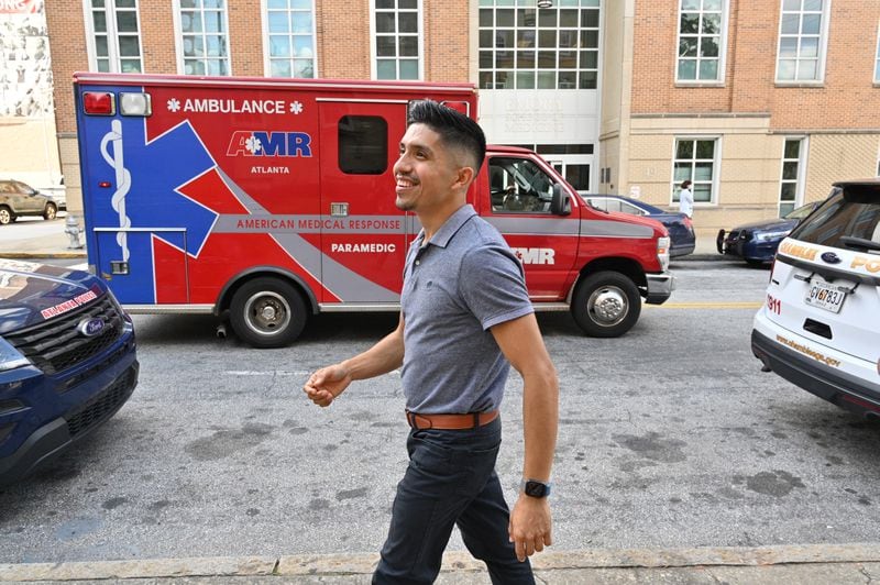 Humberto Orozco is an HIV advocate, who fights to make prevention and treatment options accessible for Hispanics in Atlanta who are living with HIV. ( (Hyosub Shin / Hyosub.Shin@ajc.com)