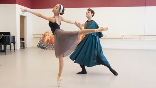 Rehearsals of Atlanta Ballet's production of The Nutcracker photographed at Atlanta BAllet's midtown studios.