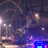 Cobb police got into a shootout with a person outside Six Flags on Saturday after a large crowd allegedly fought inside the park, authorities said. March. 3, 2024.