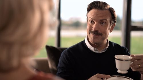 Jason Sudeikis created the character Ted Lasso as a promotion for NBC's telecasts of English Premier League soccer. Now he has his own series on Apple TV+. (Apple TV+/TNS)