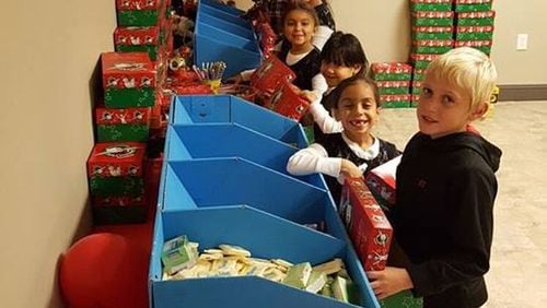 More than 1,000 boxes will be sent for needy children around the world.