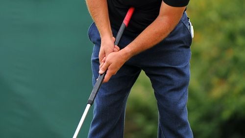 Former Masters champion Phil Mickelson is among a growing group of golfers favoring the anchored putting grip.