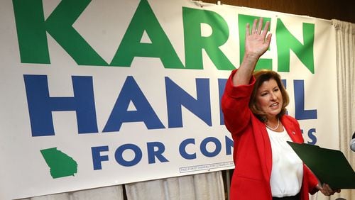 Republican Karen Handel. Curtis Compton/ccompton@ajc.com