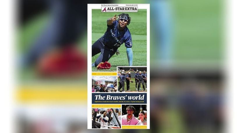 How to find the AJC Braves pages, print editions and other keepsakes from  the Braves' season