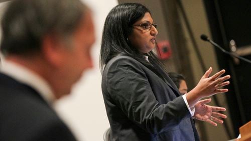 Atlanta Public Schools attorney Nina Gupta and 15 other education attorneys have left the Nelson Mullins law firm to join Parker Poe Adams & Bernstein LLP. JOHN SPINK / AJC FILE PHOTO