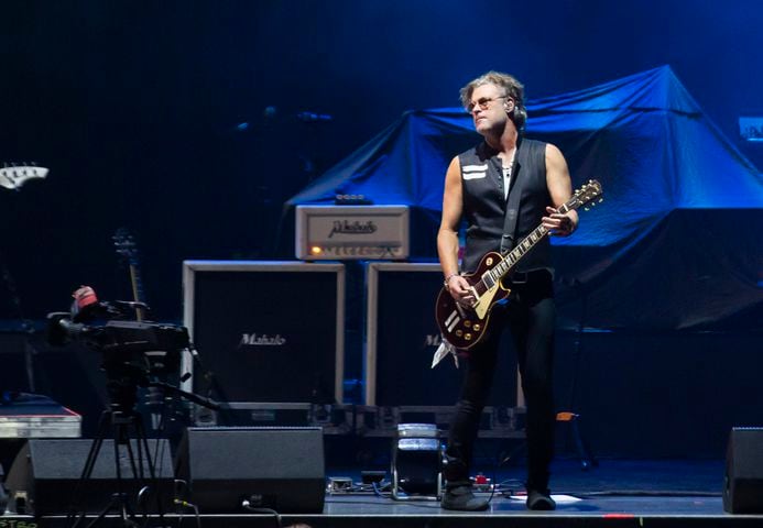 Atlanta-based Collective Soul rocked out for a packed crowd at Ameris Bank Amphitheatre on the Summer Camp with Trucks tour Friday September 20, 2024, in Alpharetta. (Photo: Ryan Fleisher for The Atlanta Journal-Constitution)  