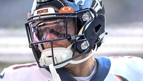 Justin Simmons of the Denver Broncos during the first quarter against the Seattle Seahawks at Lumen Field on Sept. 12, 2022, in Seattle. (AAron Ontiveroz/The Denver Post/TNS)