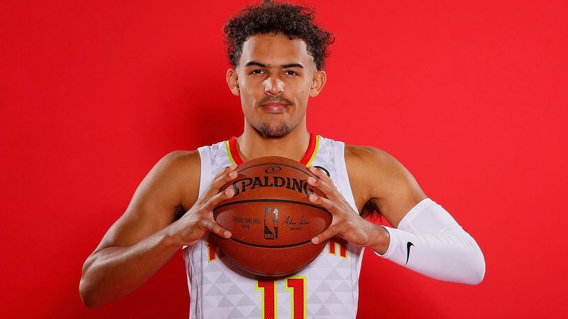 Download Trae Young Basketball Practice Wallpaper