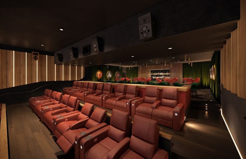 This is what a theater would look like at The Battery Atlanta's Silverspot Cinema (Courtesy of Silverspot Cinema)