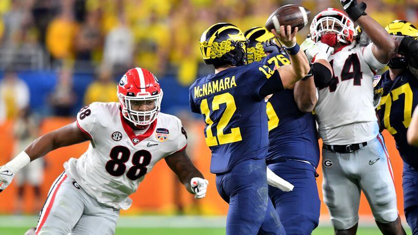 Bulldogs DL Jalen Carter talks to Atlanta News First