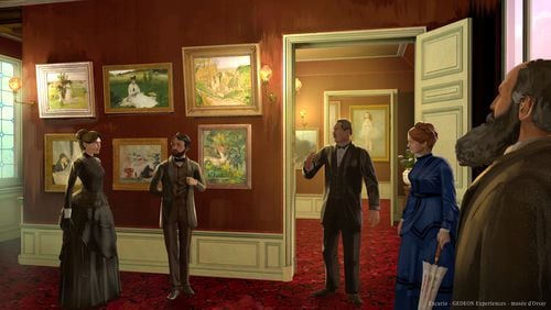 "Tonight With the Impressionists" is a new VR experience at Eclipso Centre off the Atlanta Beltline. It's focused on the first Impresisonist exhibition in Paris in 1874. ECLIPSO