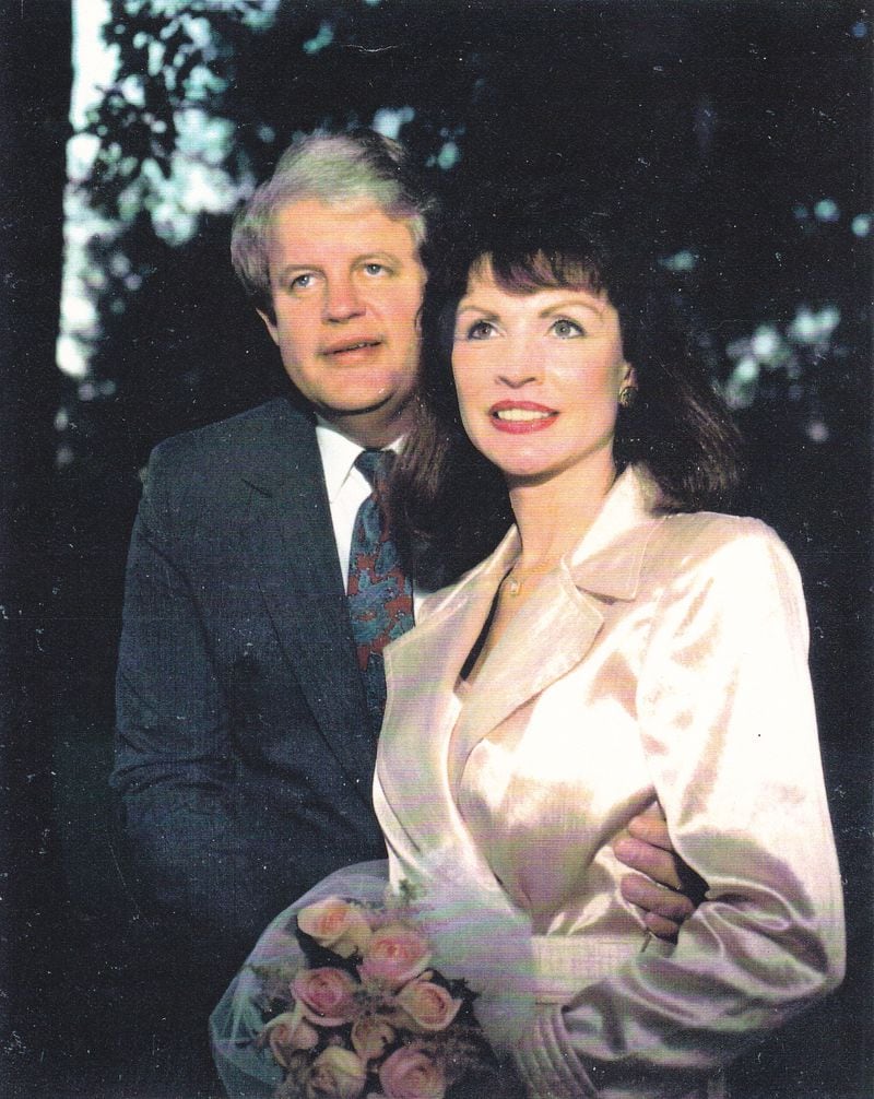 Albert and Patricia Nixon at their wedding on St. Simons Island, 1992