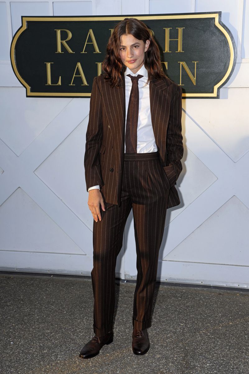 Diana Silvers attends the Ralph Lauren Spring/Summer 2025 fashion show as part of New York Fashion Week on Thursday, Sept. 5, 2024, at Khalily Stables in Bridgehampton, N.Y. (Photo by Charles Sykes/Invision/AP)