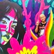 Atlanta-based, Puerto Rican muralist ArrrtAddict, Lisette Correa.