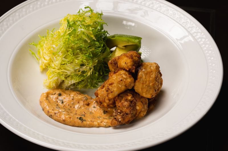 Brassica's fried oysters were perfectly cooked, with a delightfully crumbly breading. Courtesy of Waldorf Astoria Atlanta Buckhead