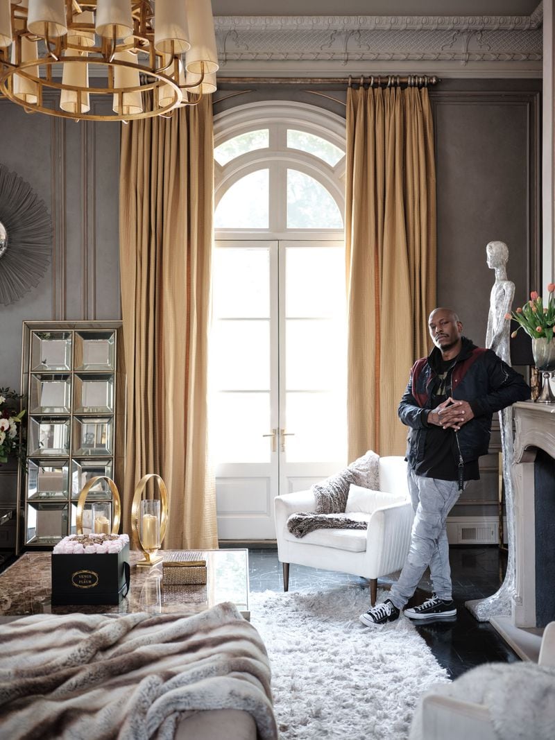Tyrese Gibson told Architectural Digest he wants guests in his Buckhead mansion to "feel the regal energy, the regal vibe.”