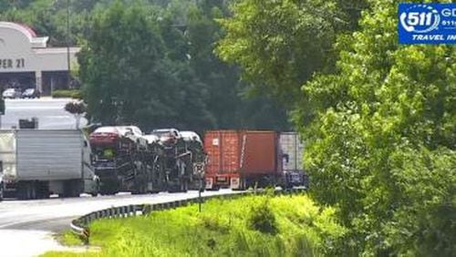 Henry County police said a fatal wreck on I-75 southbound involved just one vehicle carrying four passengers, all from Barnesville.