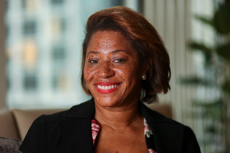 State Rep. Mesha Mainor, who recently switched parties, was among a group of Fulton County Republicans who wrote a letter opposing a proposed property tax increase in the county. (Jason Getz/Jason.Getz@ajc.com)