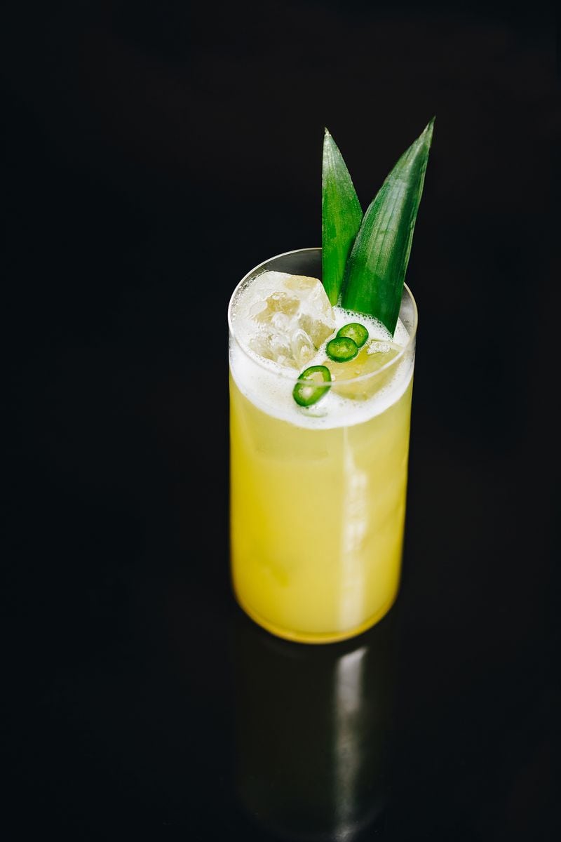 Bartender Jose Buitrago created Painappuru Juzu for one of Umi's nondrinking owners, and the beverage team will offer it to anyone looking for a zero-proof option. 
Contributed by Chris Watkins