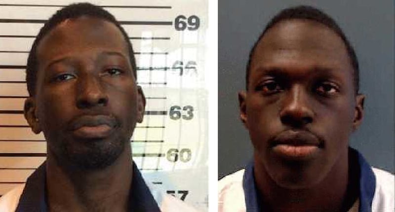 Brothers George Lo, left, and Nicholas Lo were sentenced to 12 months in federal prison for plotting to use a drone to smuggle cell phones, tobacco and other contraband into a Georgia prison in 2019. (Photos courtesy Georgia Dept. of Corrections)