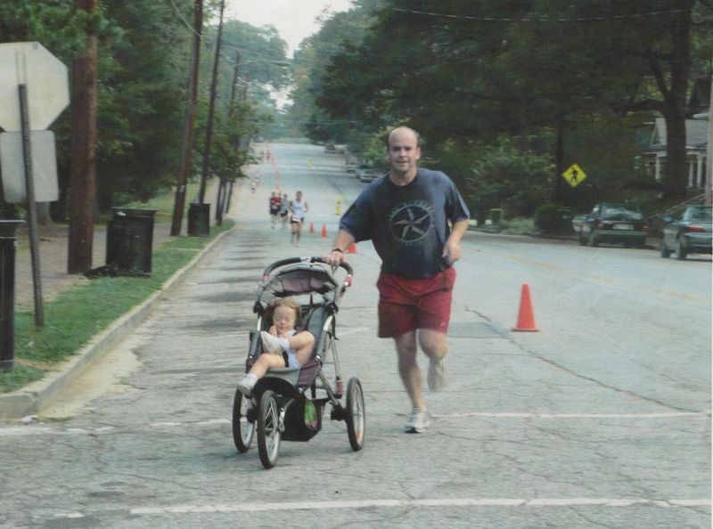 David Glass began running with Darden when she was about five years old. “She loved being with her dad, he loves being with her and having her as a running partner,” said mom Betsy Glass. (Contributed)