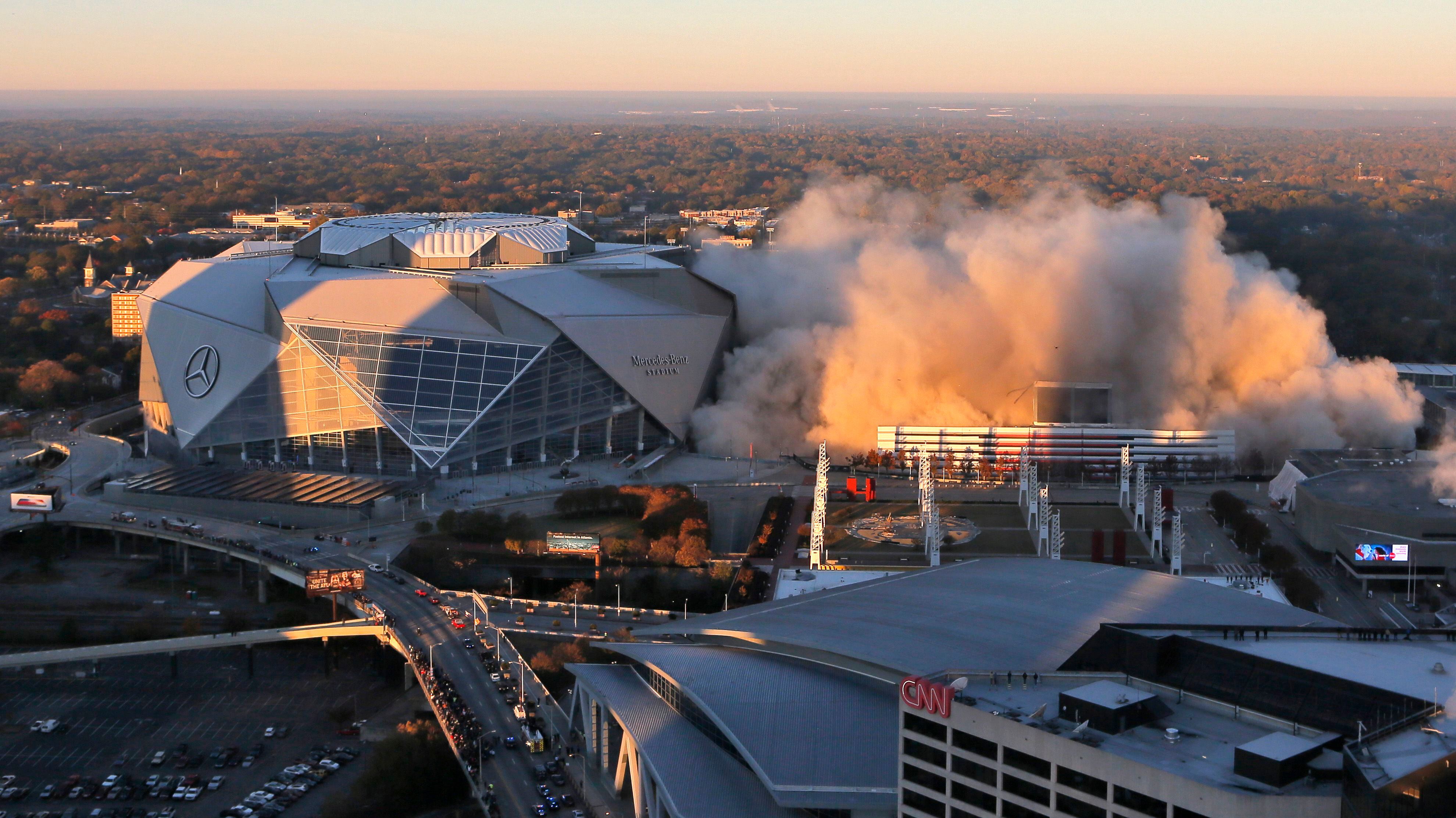 How Atlanta's Mercedes-Benz Stadium helps combat the city's flood problems