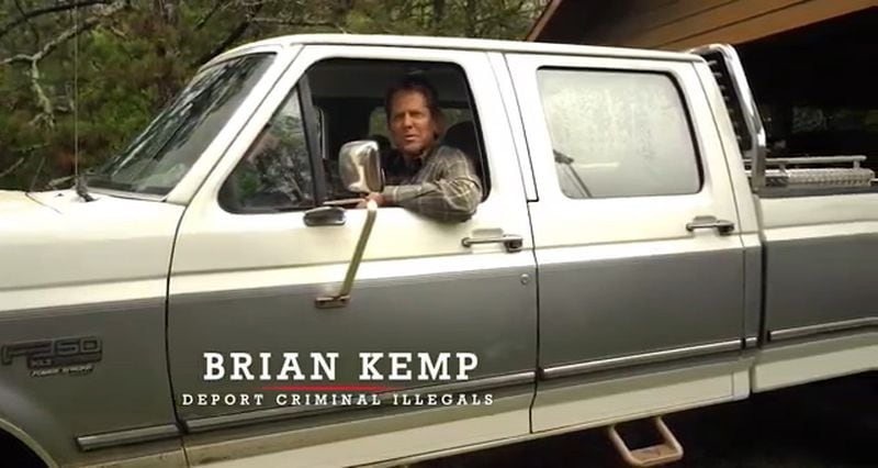 A screenshot of a 2018 ad from GOP governor candidate Brian Kemp.