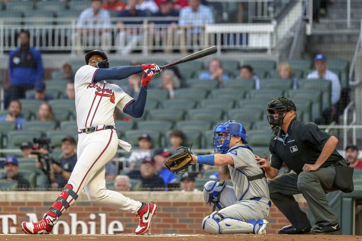 Dodgers Braves Baseball