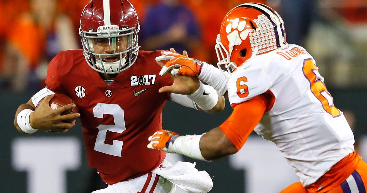 Hear what Jalen Hurts has to say after loss to Clemson 35-31 