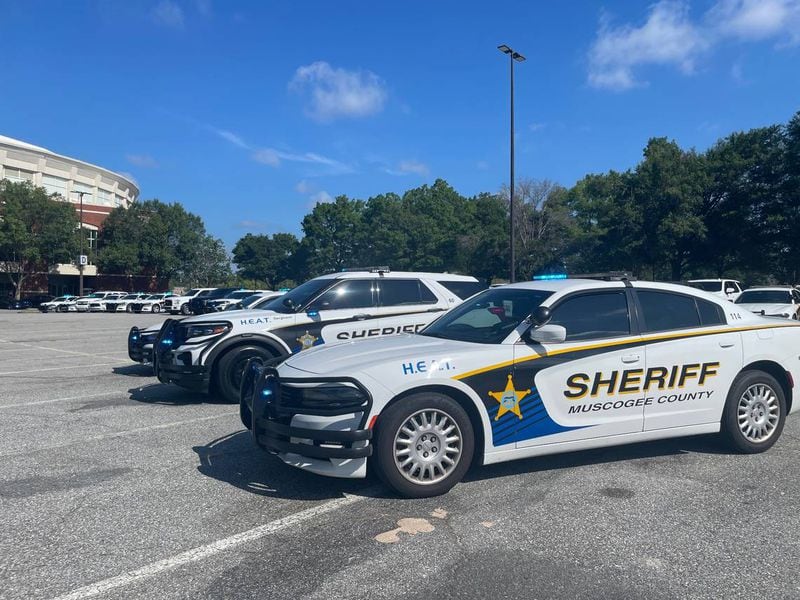 The first part of Armon's party featured rows of police cars with flashing lights and a red carpet that was rolled out for Armon and his brother, Ashton. (Photo Courtesy of Bea Lunardini)