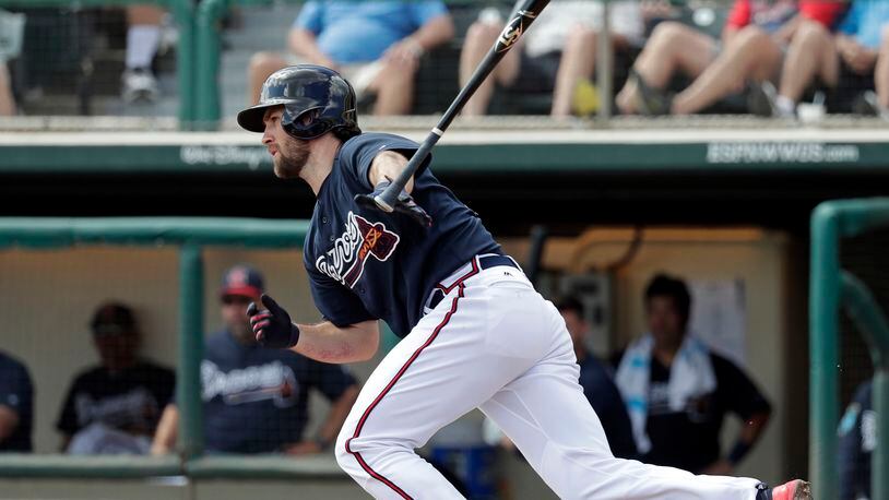 Dansby Swanson Game Used Hit Double Baseball - 4/28/2019