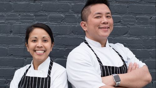 Chefs Tanya Jimenez and Michael Le