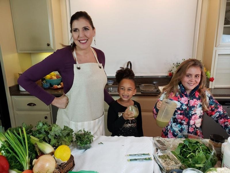 For Dr. Anna Cabeca, author of “The Hormone Fix,” diet is part of the answer. She’s shown with her goddaughter, Izabella Marie Nathan Casiano, and her youngest daughter, Avamarie Bivens. CONTRIBUTED