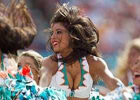 Dolphins cheerleader