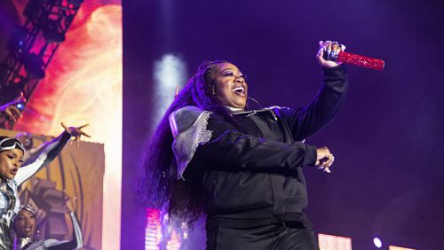 Missy Elliott performs at the 2019 Essence Festival at the Mercedes-Benz Superdome, Friday, July 5, 2019, in New Orleans. (Photo by Amy Harris/Invision/AP)