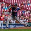 Atlanta Braves pitcher Chris Sale delivers during the first inning of a baseball game against the Cincinnati Reds, Thursday, Sept. 19, 2024, in Cincinnati. (AP Photo/Joshua A. Bickel)