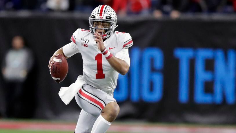 Ohio State quarterback Justin Fields showed in two throws everything he can  be 