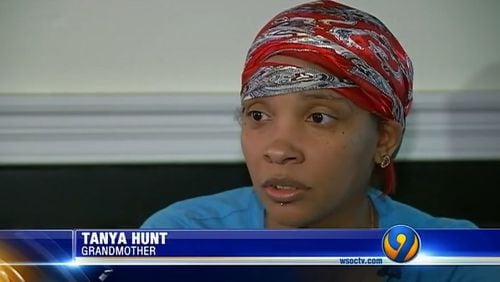 Grandmother Tanya Hunt. (Photo: Screengrab via WSOCTV.com)
