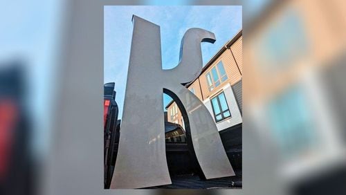 Three friends salvaged part of the Beltline Kroger sign.