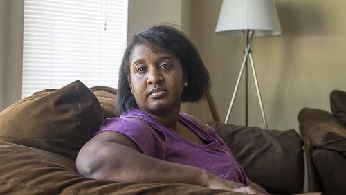 “All I know is keep it pushing,” Millicent Benson, 37, said at her residence in Jonesboro, Monday, September 9, 2019. In 2018 Millicent was assaulted in her home by alleged Clayton County serial rapist Kenneth Thomas Bowen III. Following the assault, Millicent spoke with media personnel with hopes that her story would encourage other women to speak and her perpetrator to be caught. She said that she has been in contact with at least 3 other women that were allegedly attacked by Bowen. “I wasn’t going to be ashamed, not me. And not any other women,” Millicent said. “I didn’t want to steal my future.” (Alyssa Pointer/alyssa.pointer@ajc.com)