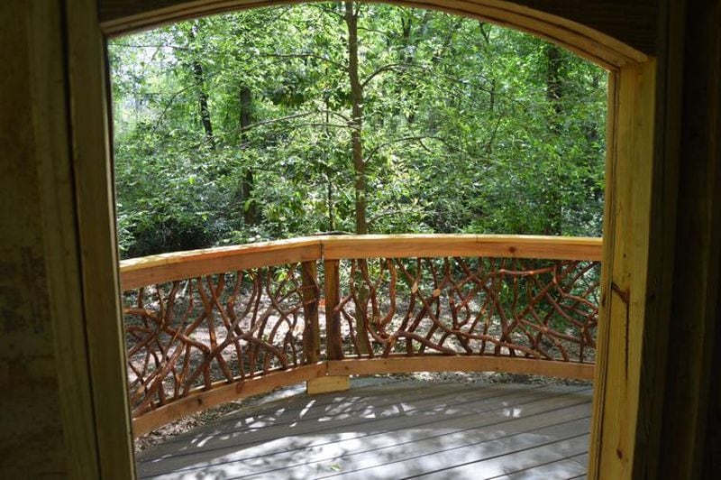 The treehouse at Chimney Park features multiple levels and outdoor spaces. (Photo provided by Alice Queen)