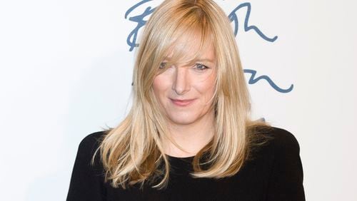 FILE - Sarah Burton arrives for the British Fashion Awards 2011 at a central London venue, on Nov. 28, 2011. French luxury fashion house Givenchy names Sarah Burton new creative director. (AP Photo/Jonathan Short, File)