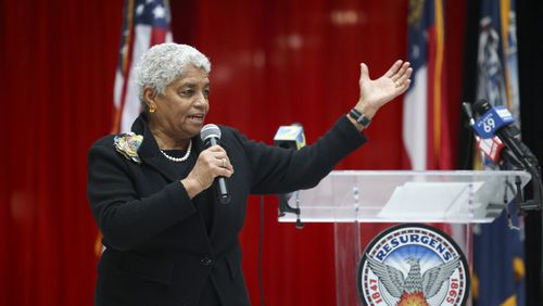 Former Atlanta Mayor Shirley Franklin was a guest Wednesday on "Politically Georgia." (Jason Getz / Jason.Getz@ajc.com)