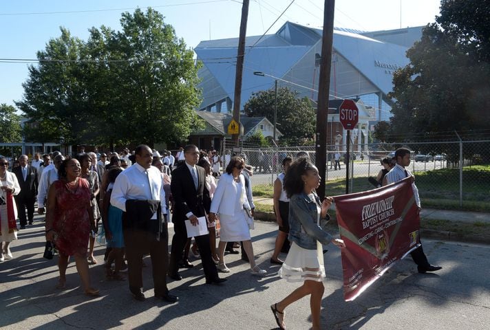 Friendship Baptist Church holds first service in new space