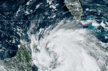 The Florida Panhandle could see Helene make landfall by Thursday evening.