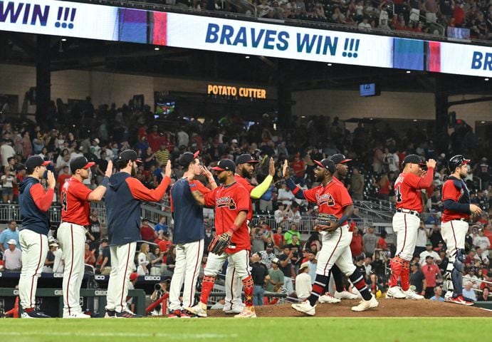 Braves-Angels Friday photo