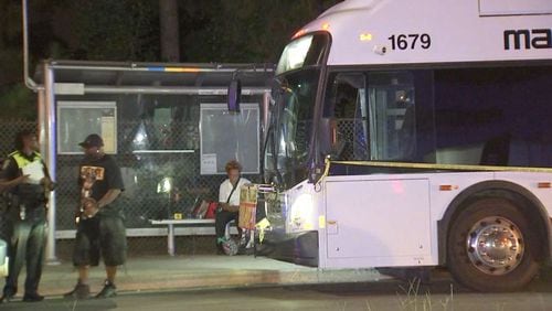 MARTA police are investigating a bus shooting.