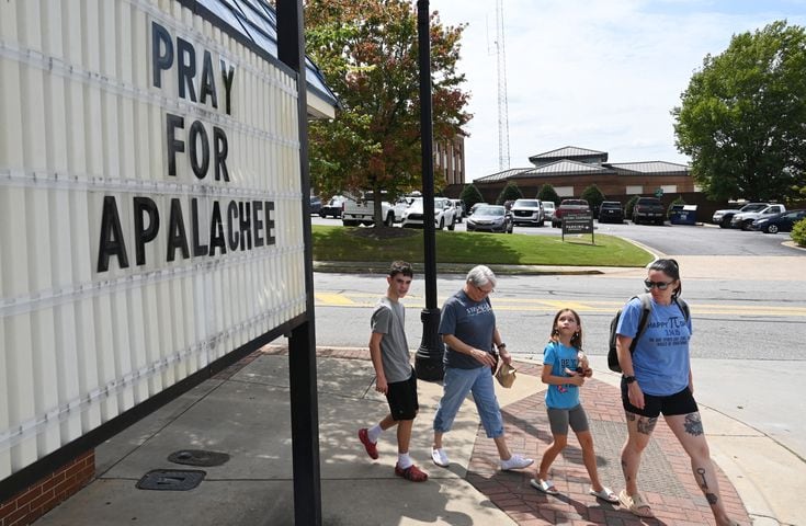 Day after school shooting at Apalachee