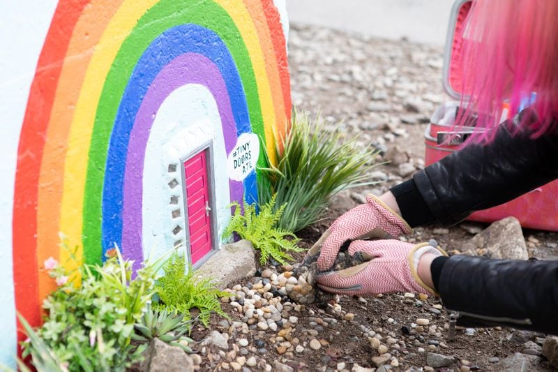 Tiny  Door 2 in honor of Atlanta Pride is located on the Beltline.
Courtesy of Cat Max Photography