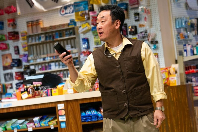 James Yi appears in “Kim’s Convenience” at Aurora Theatre.